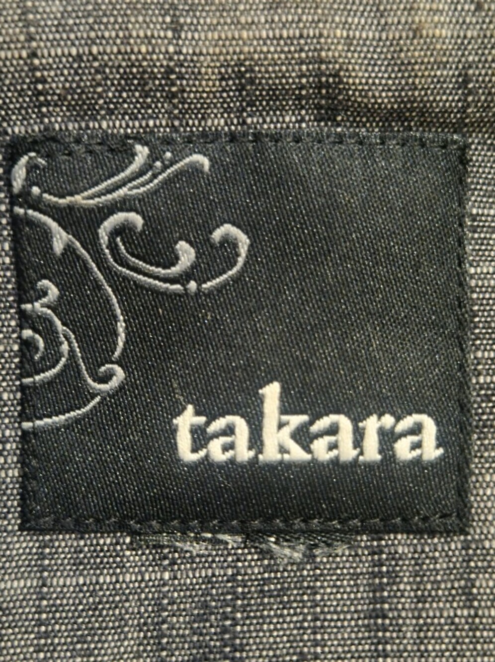 EUC Takara grey ruffled short sleeve cropped blazer XL - Picture 6 of 7